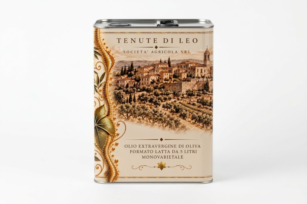 Olio Extravergine di Oliva 5L - Tenute di Leo